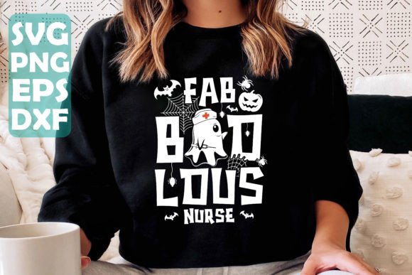 Fabolous ER Nurse Halloween Tshirt Graphics & Print Templates