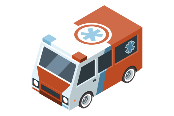 Isometric Ambulance Graphics & Illustrations Review