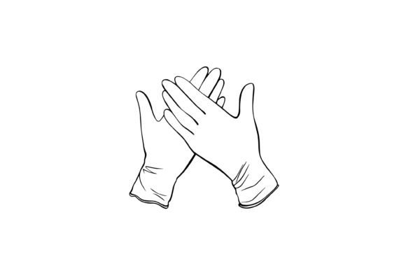 Latex Surgical Gloves: Graphics and Illustrations