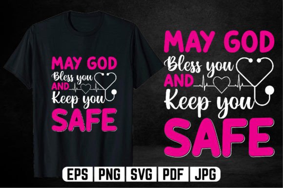 May God Bless You Nurse T Shirt Graphics Review