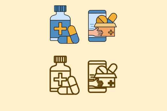 Medical Icon Illustration-3: Graphics & Icons