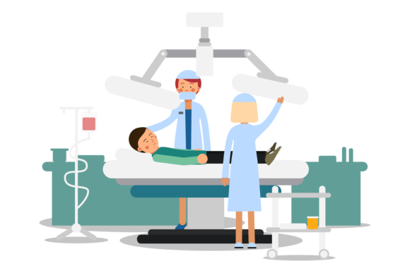 Medical Procedure Concept: Patient Graphics and Illustrations