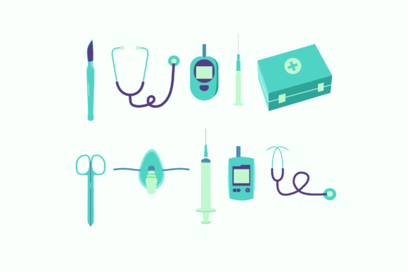 Medical Tool Graphics and Illustrations Review