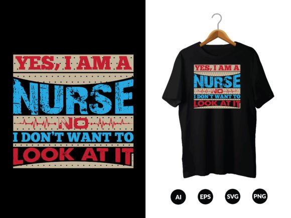 Nurse T-Shirt Design 01: Graphics for Branding