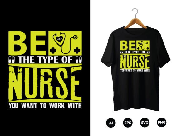 Nurse T-Shirt Design - 10 Graphics