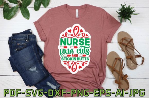 Reviewing the Nurse Fixin Cuts and Stickin Butts Design